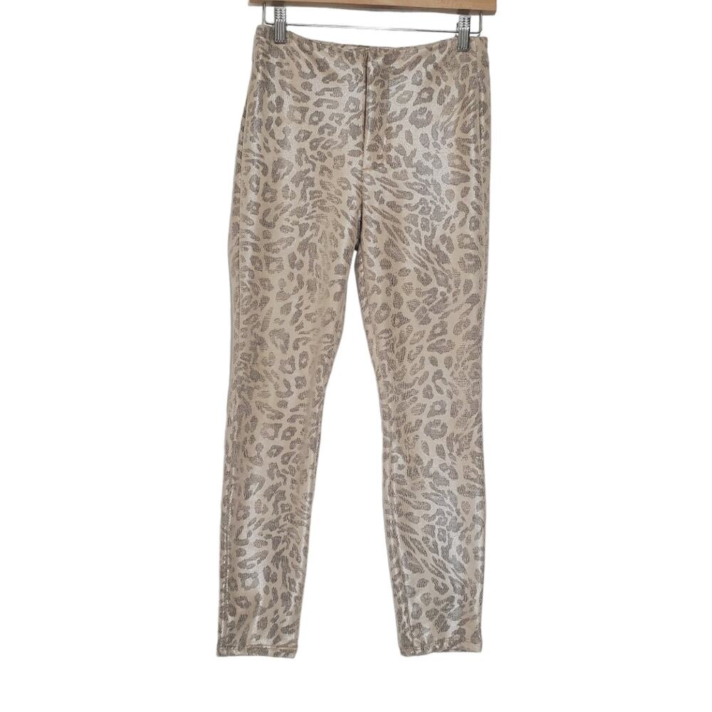 Mother | High Waisted Seamless Looker Ankle Pant Leopard Running Sweet Talker